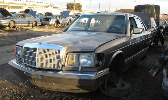old merc broken